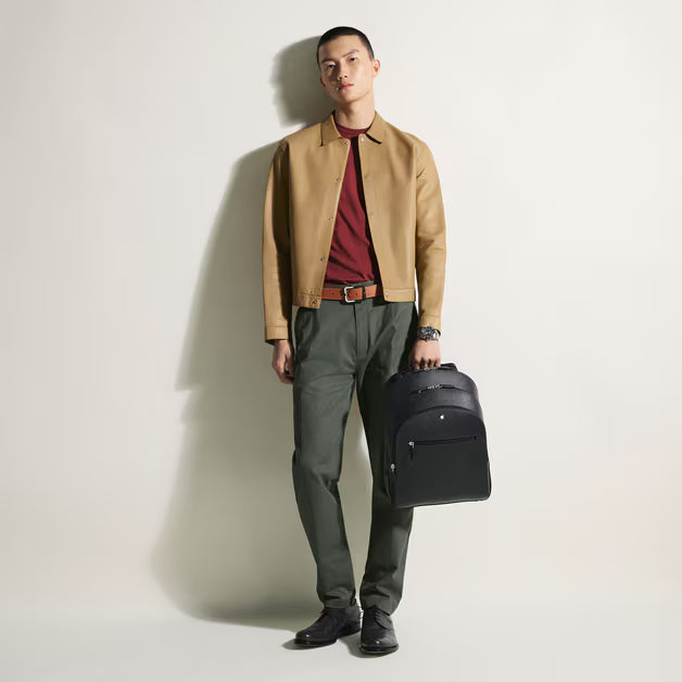 Mochila Média Sartorial com 3 Compartimentos