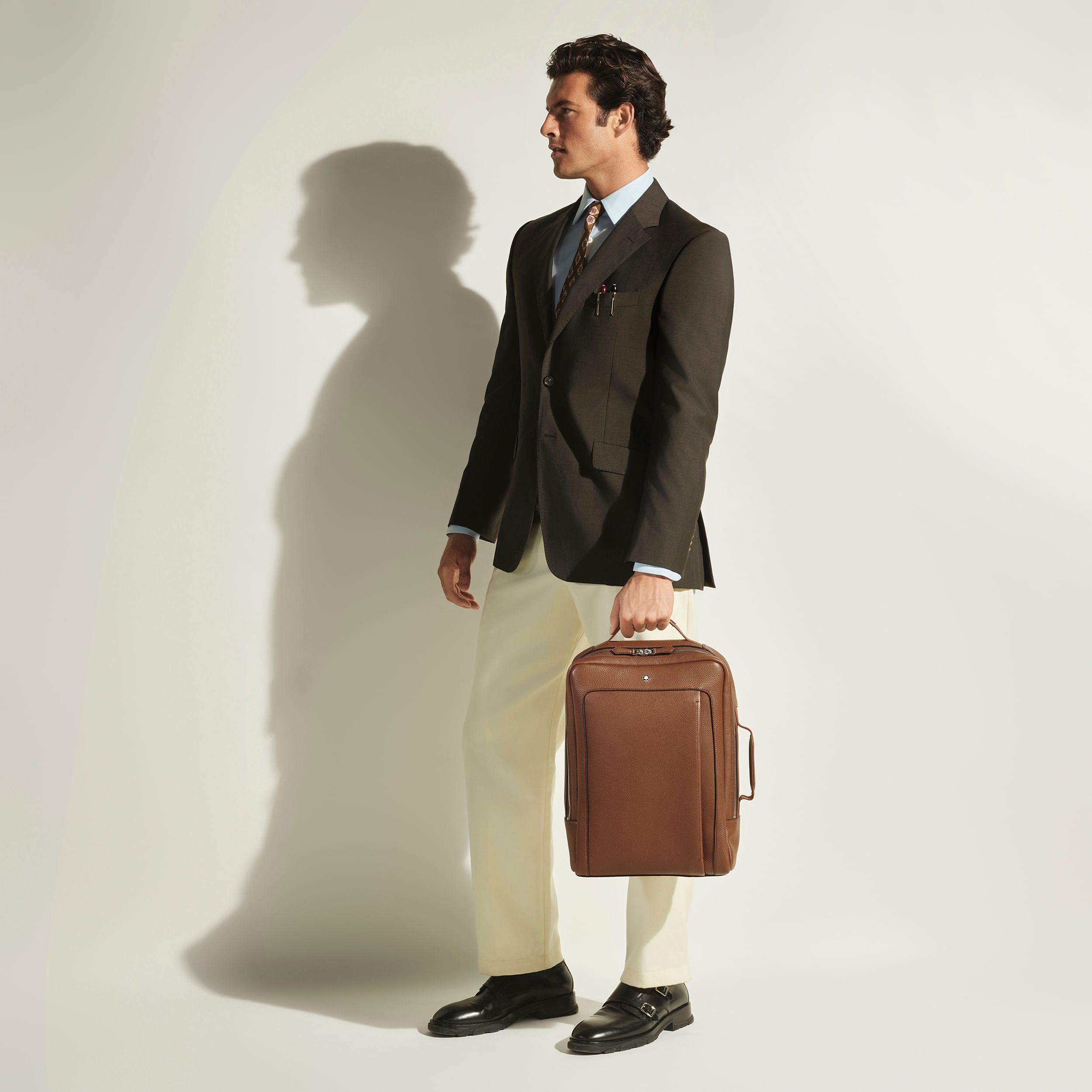 Mochila Companion Retangular Grain Fauve - Vista 2