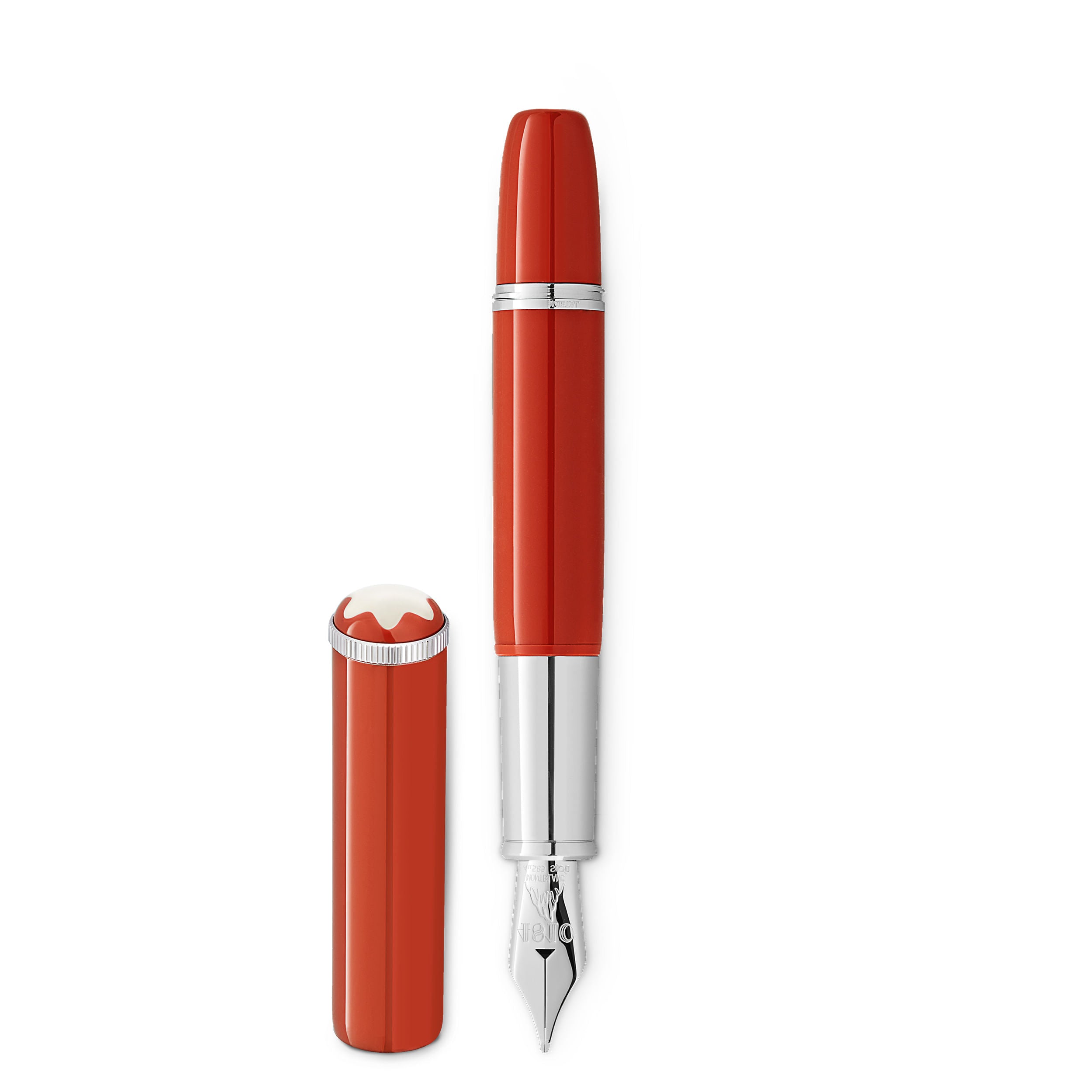 Caneta Tinteiro Montblanc Heritage Rouge et Noir "Baby" - M