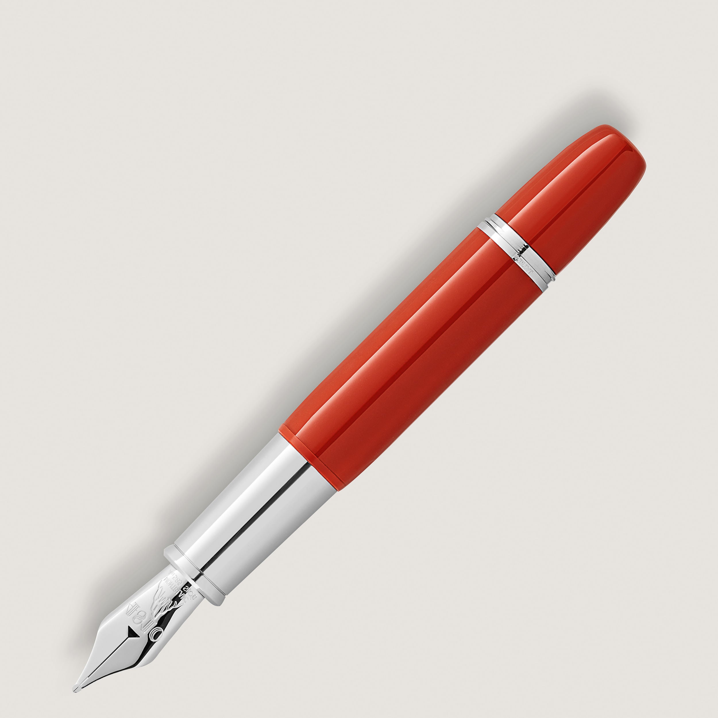 Caneta Tinteiro Montblanc Heritage Rouge et Noir "Baby" - M