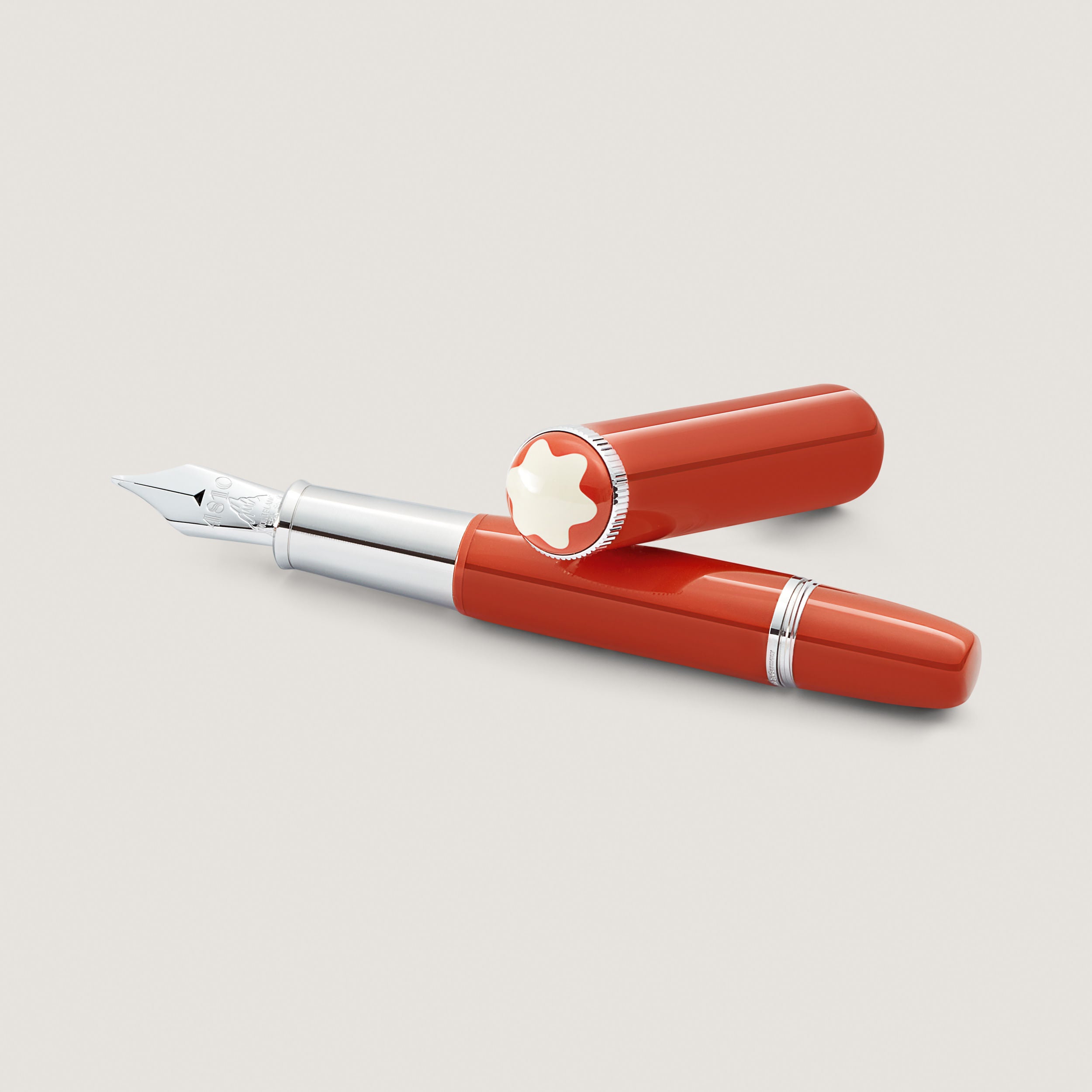 Caneta Tinteiro Montblanc Heritage Rouge et Noir "Baby" - M